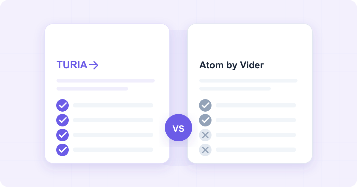 Turia vs. Atom by Vider: Comparison